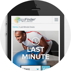 Last minute deals website with focus on luxury spas.