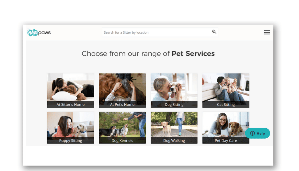 On-demand dog walking marketplace