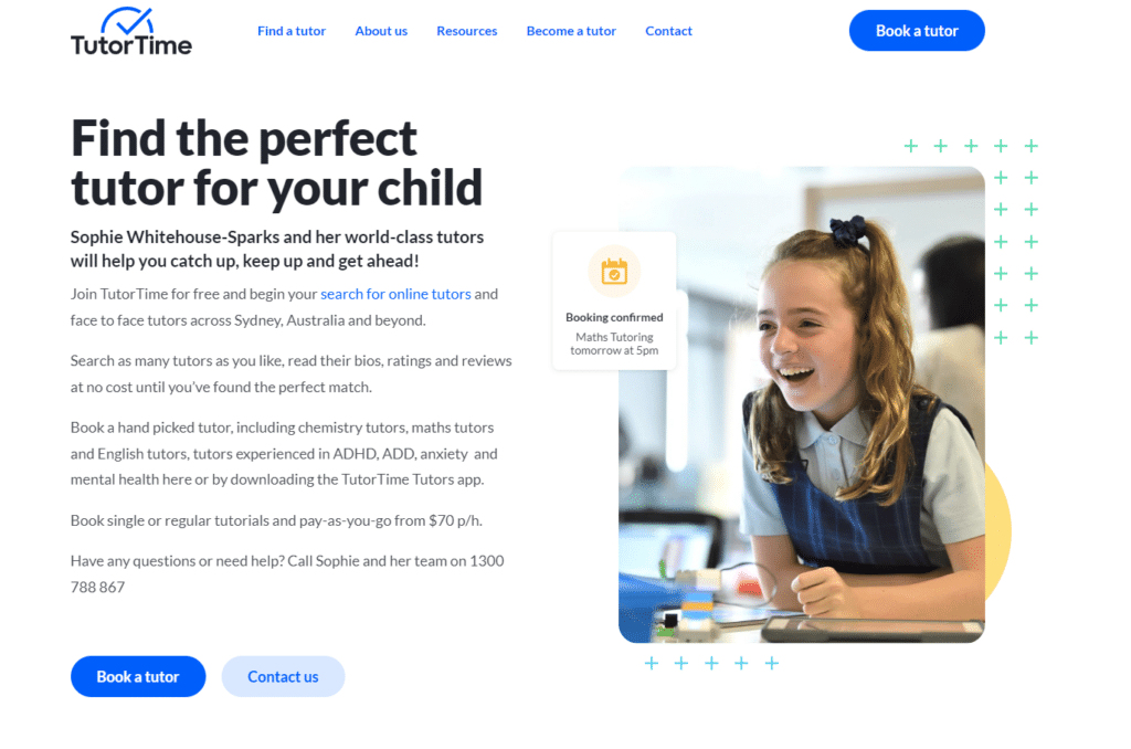 How to create an e-learning website: TutorTime is an online tutoring marketplace