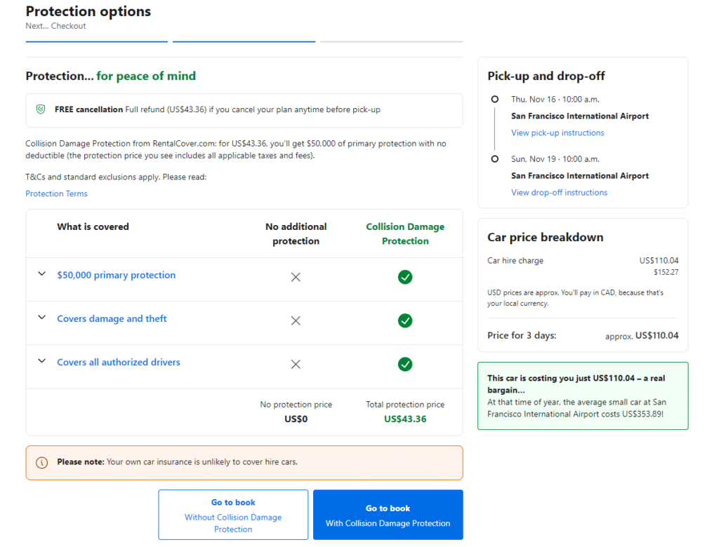 Payment process feature in building a website like Turo